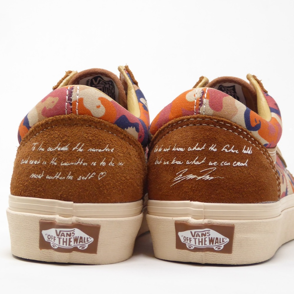 NEW Vans Women Shoes Brown Tyris Winter Off The Wall Gallery Camo Size 7.5 - Picture 6 of 11
